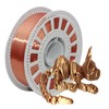 CHINGLEUNG Silk PLA Filament 1.75mm - Metallic Gold/Silver, high Temp Silk pla, 1KG Vacuum-Sealed UV-Resistant, Silk pla Filament (AMS Compatible, for Bambu Lab/Creality)