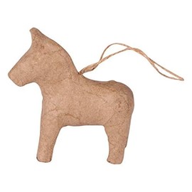 Décopatch NO040C Paper Mache Horse Hanging Figure 8.5 x 8 cm 1 Piece