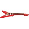 Guitar Brooch Pin Simulation Innovative Hand Crafted Red V Mini