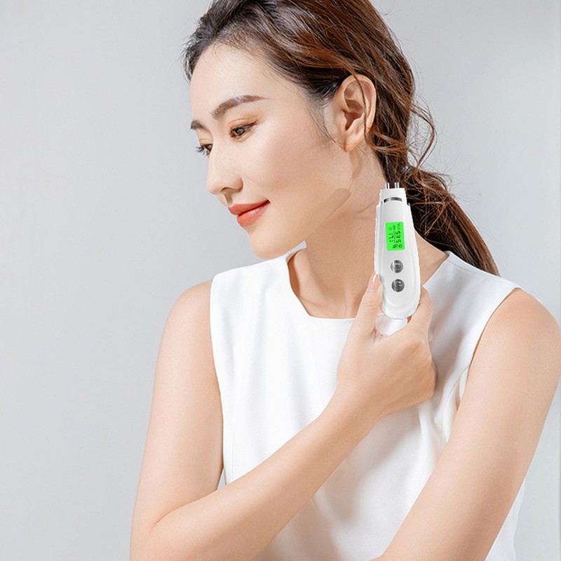 Skin Detector White Facial Moisture Tester Detector Skin Oil Content