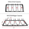 MOCOUM Wine Glasses Rack Under Cabinet Stemware Rack,Wine Glass Hanger