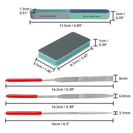 BELLE VOUS Epoxy Resin Accessory Set Epoxy Resin Polishing (15 Pieces) - Epoxy Resin Set Beginners Including Files, Tool, Sandpaper, Cloth, Scissors - Resin Resin Accessories for Jewellery Making
