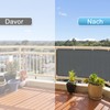 SUNNY GUARD Balcony Privacy Screen, Weatherproof, 90 x 400 cm,