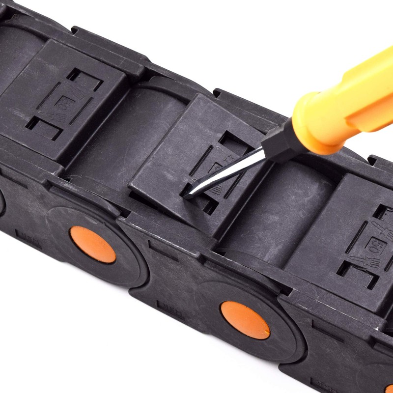 Plastic Drag Chain Cable Carrier Closed Type with End Connectors