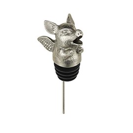 My Pour Head Stainless Steel Animal Wine Pourer Aerator - Flying Pig