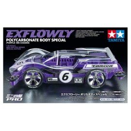 Tamiya 95571 Mini 4WD Special Product Exflory Polyka Body Special (Purple) MS Chassis