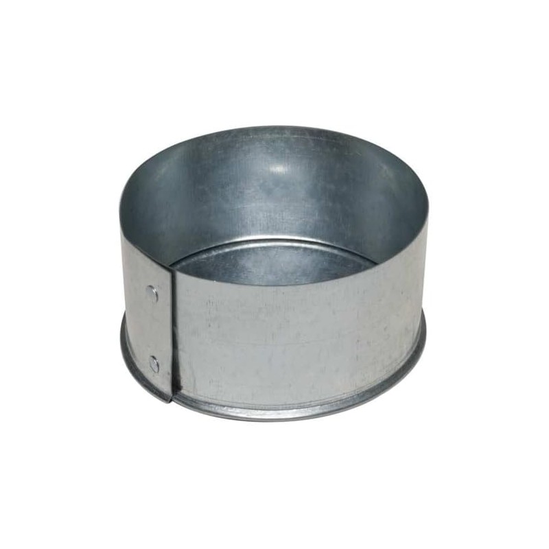 12" End Cap Round Duct Fitting, 24 ga.