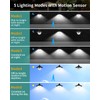 AEQ Solar Shed Light Outdoor Indoor 3000LM Solar Lights Daytime