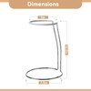 Lily's Home Wine Decanter Drying Stand with Rubber Coated Top