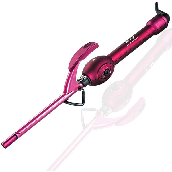 9mm Unisex Wand Hair Curler, MBHAIR 3/8 Small Barrel Skinny Hair Curling Iron Wand Professional Super Tourmaline Ceramic Barrel Small Slim Tongs for Short and Long Hair