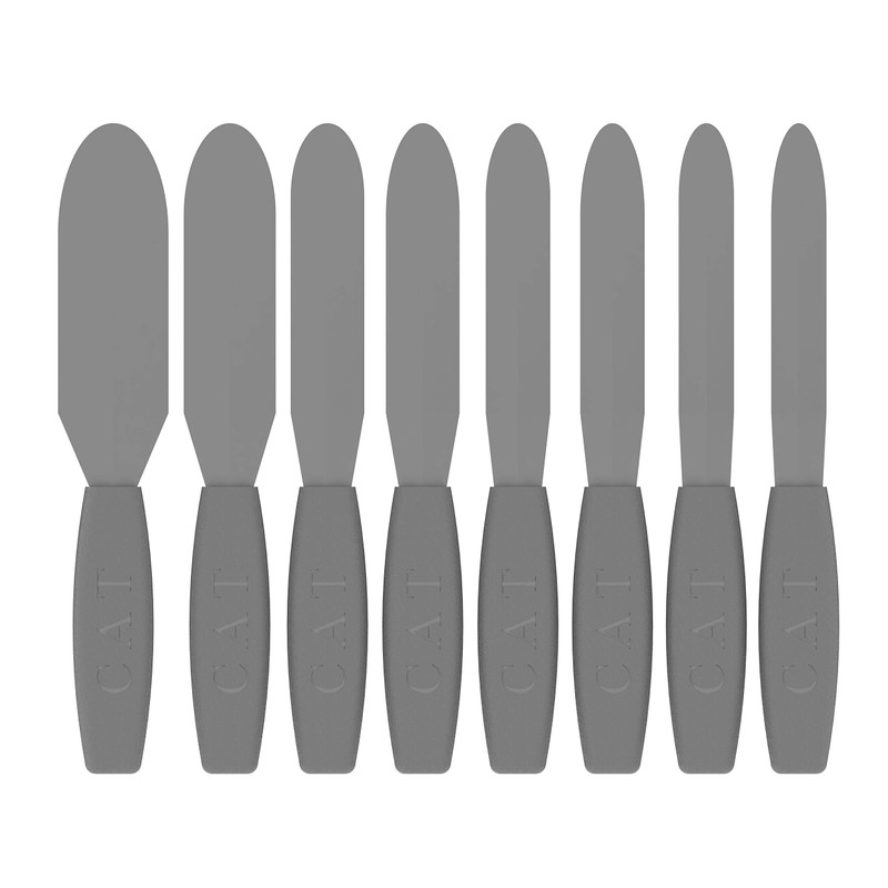 Albion Engineering 1058-G01 C.A.T. Spatula Set, Plastic, Pack of 8