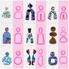 KRUCE 18 PC Polymer Clay Cutters,Different Shape Plastic Clay Earring
