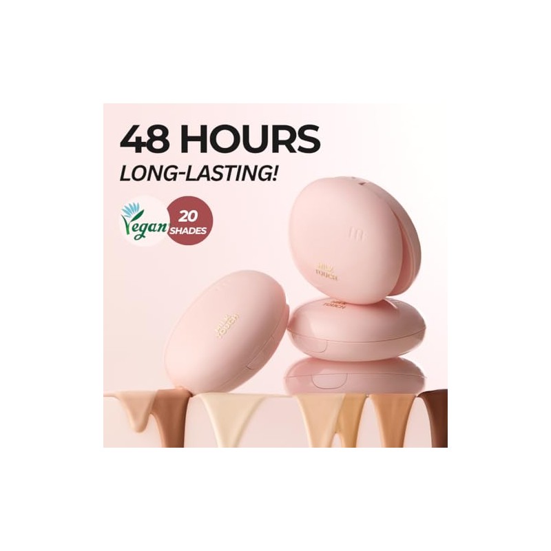 Base Maquillaje Milky Glow Cushion Milktouch Rellenar Navidad Viral Korean