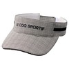 Cox Sportif LG4FCP50L Women's Visor, Checkered Pattern, Velour Tape, Cute,