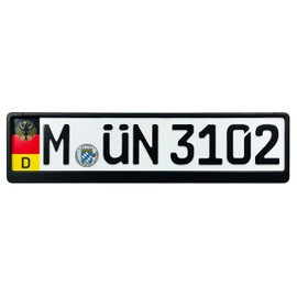European Style Number Home Decor Sign (M Design + Hardware Kit)