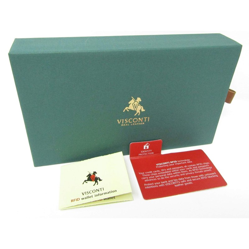Visconti High End Veg Tanned Leather Tuscany Breast Pocket Long