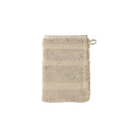 Cawö Noblesse Hand Towel Series, Sand, Size Terry Cloth: Wash Mitt 16 x 22 cm