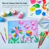 Shuttle Art Washable Finger Paint Set, 53 PCS with 14