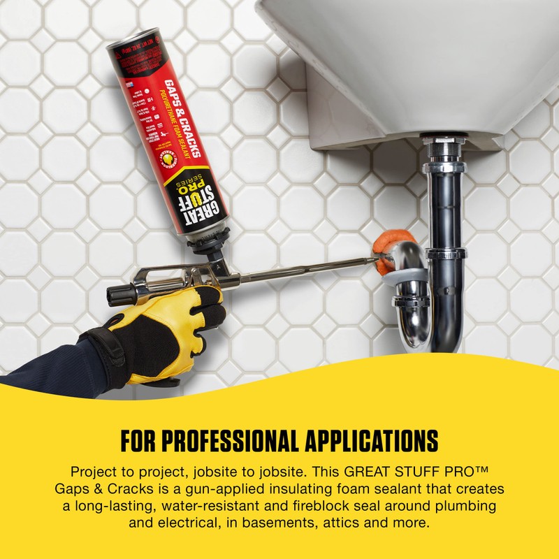 GREAT STUFF PRO Gaps & Cracks 24 oz Insulating Foam
