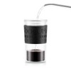 Bodum Insulated 11102-01s Piston Cup with Hinged Lid, 0.35 Litre, Black,