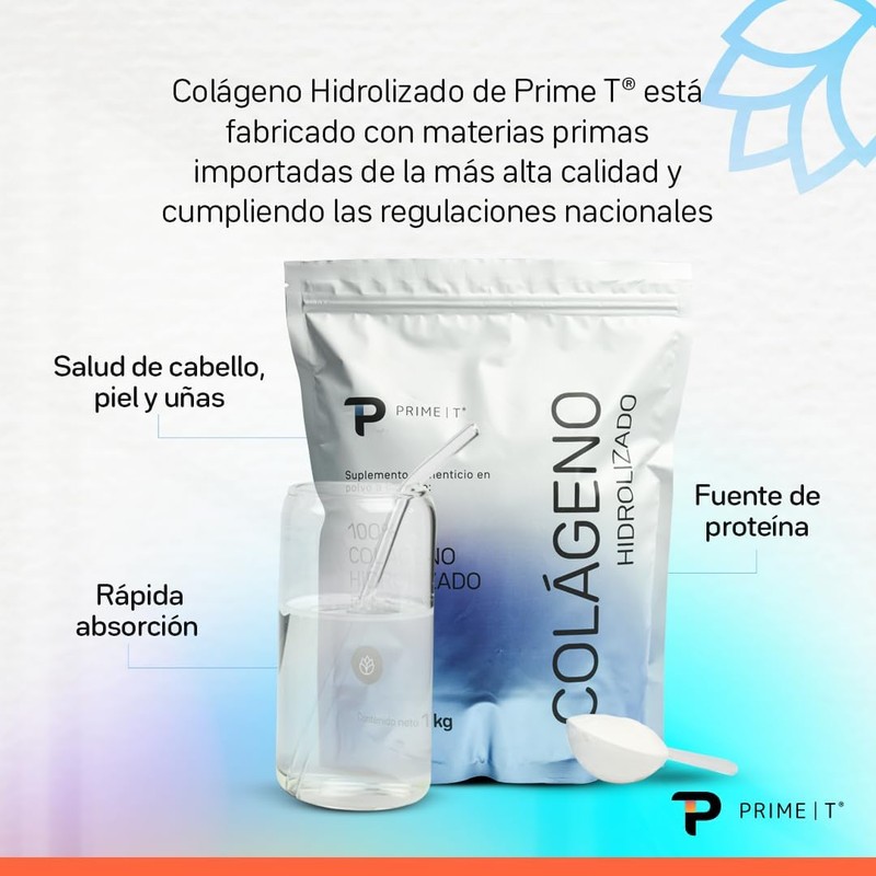 Colágeno Hidrolizado Puro Tipo I y III – 1 kg