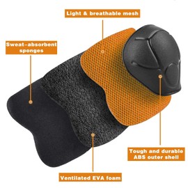 CKE Children's Knee Pads for Children Elbow Pads Protective Devices for Boys Girls 3-8 Years Old Children's Protective Equipment Set for Skating Cycling Bicycle Orange