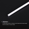sourcing map ABS Plastic Rod Round Solid Bar 5 mm