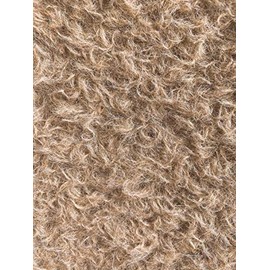 Steiff Schulte German 100% Alpaca Fur Fabric for Teddy Bears DIY, Backing 100% Cotton (13,7x19,7 inches, 5490 Beige Curly)