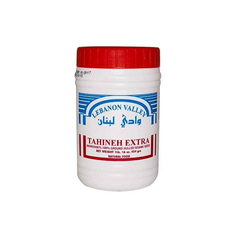 Lebanon Valley Tahineh Extra 100% Ground Hulled Sesame Seed Tahina