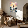 KYHDCJUB Jesus Walking On Water Wall Art Christian Spiritual Painting