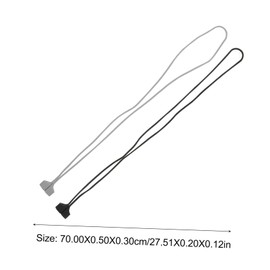 Operitacx 4Pcs Earbud Lost Leash Magnetic Rope for Wireless Headsets Compatible with Airpods Flexible Neck Strap Lightweight and Comfortable Easy to Use