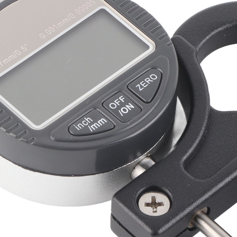 Digital Display Paper Leather Cloth Thickness Gauge Measuring Tool Range