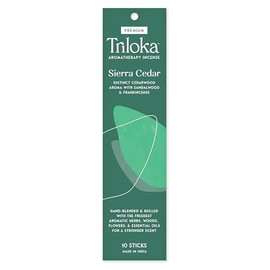 Triloka Premium Incense, Sierra Cedar, 10 CT