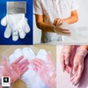 AKH® Disposable Gloves 100 Pack | Food Safe Polyethylene Work