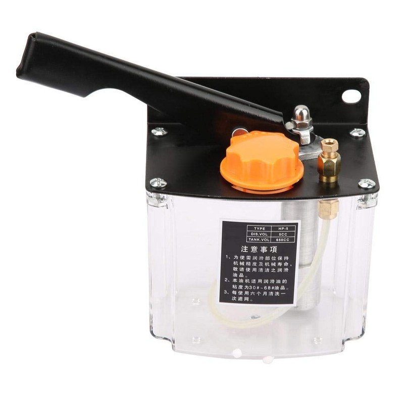 Hilitand Manual Lubricating Oil Pump 650CC 4mm Right Hand Operated