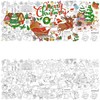 ZAKVOOR Giant Christmas Coloring Tablecloth, 31 x 72 Inches Paper