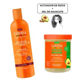 Cantu Duo Activador De Rizos Y Gel De Aguacate