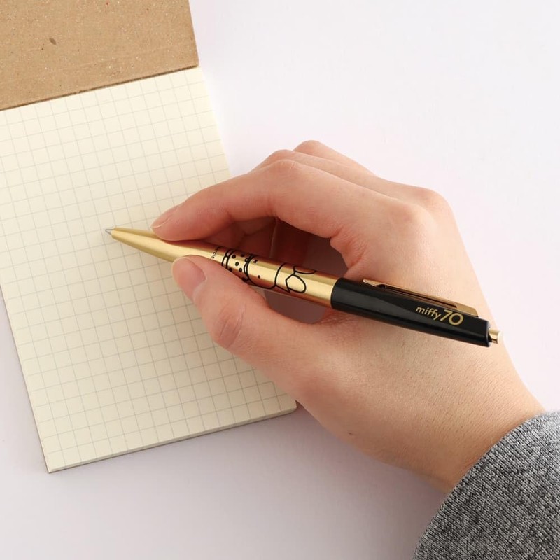 Green Flash Miffy Brass Ballpoint Pen, Dot GMB-012
