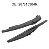 Car Rear Window Blade Set 287815304R Black Replacement Wiper Arm