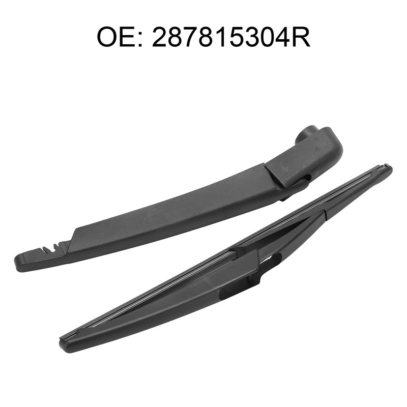 Car Rear Window Blade Set 287815304R Black Replacement Wiper Arm