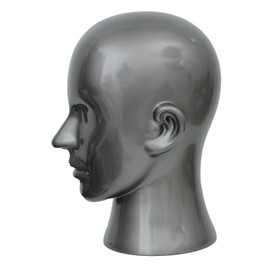 Male Mannequin Head Display Head Stand Wig Display Head Model Men Manikin Head Dolls for Display Headset, Headphone, Game Console, Hats, Wigs Jewellery（L20-HH）