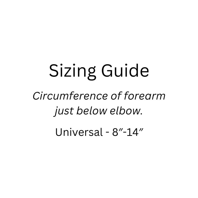 Med Spec EpiGel Tennis Elbow Support Strap, Black, Universal