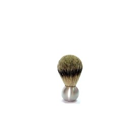 Gold Badger Plucked Aluminium Ball Flash 100% Badger Hair Shaving Brush, Pack of 1