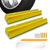 HOXWELL 2 Pcs 18'' Parking Car Wheel Stopper for Garage