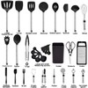 Kitchen Utensil Set-Silicone Cooking Utensils-33 Kitchen Gadgets & Spoons for
