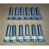 12pcs Grade 10.9 Serrated Wheel Stud 1/2-20 Thread, 0.56"(14.3mm) Knurl