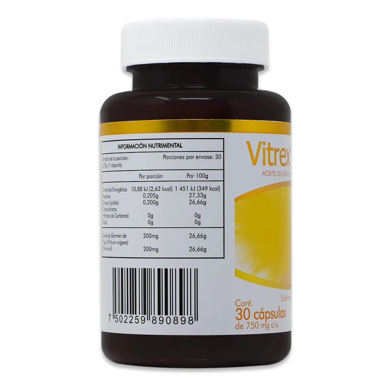Vitrex E400 C/30 Caps Naturex / Vitamina E + Germen