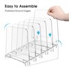 MaxGear Incline File Organizer File Holder 5 Sections, File Folder