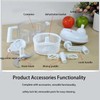 Manual Food Chopper - Vegetable Manual Quick Chopper, Easy-Clean Food