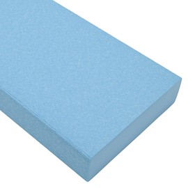 BuyPlastic Tangent Poly Lumber - Powder Blue, 2x4 (1.5" x 3.5"), 72" Length - HDPE Plastic Board for Outdoor Furniture and More